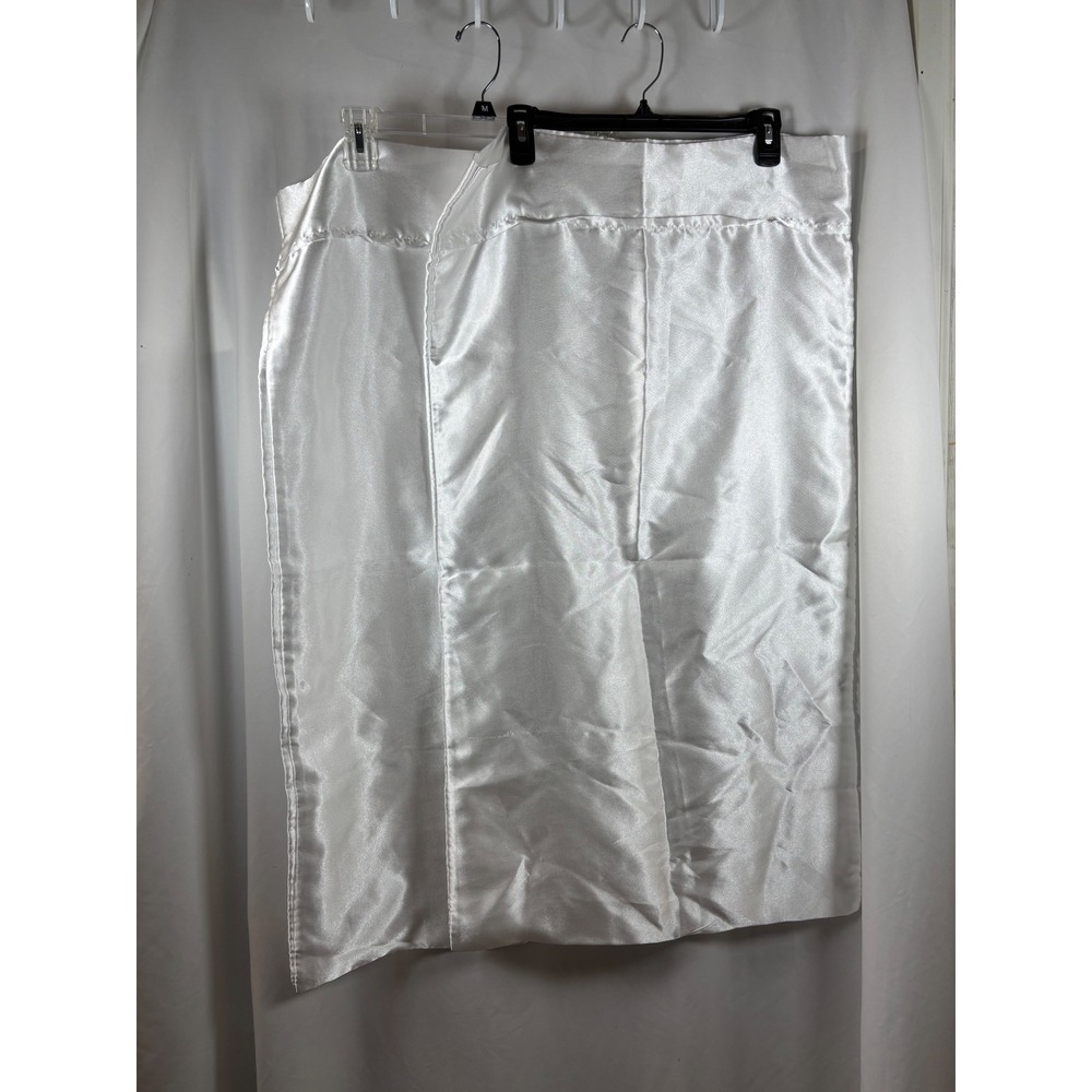 White Satin pillowcase set of 2